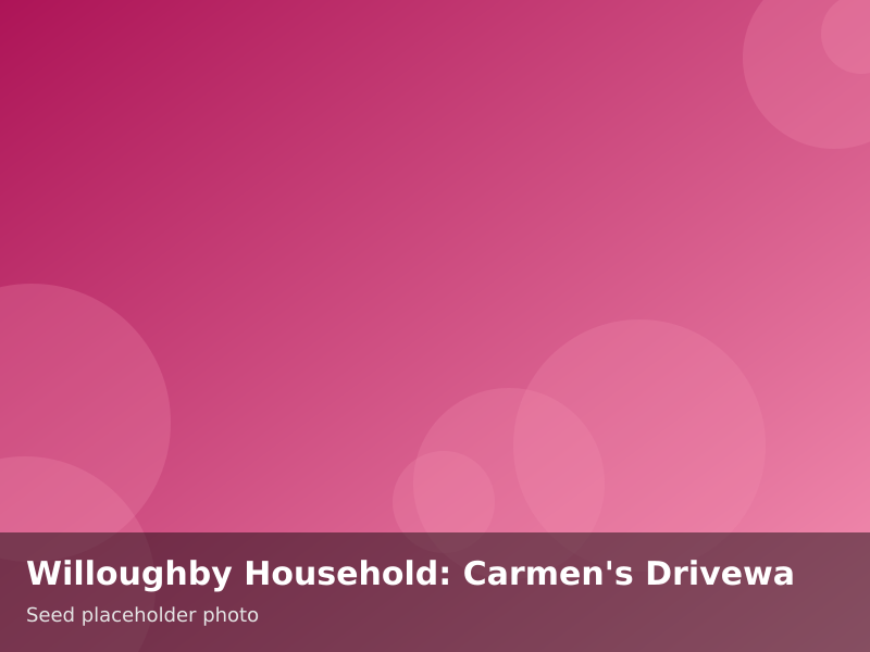 Overview of Willoughby Household: Carmen's Driveway